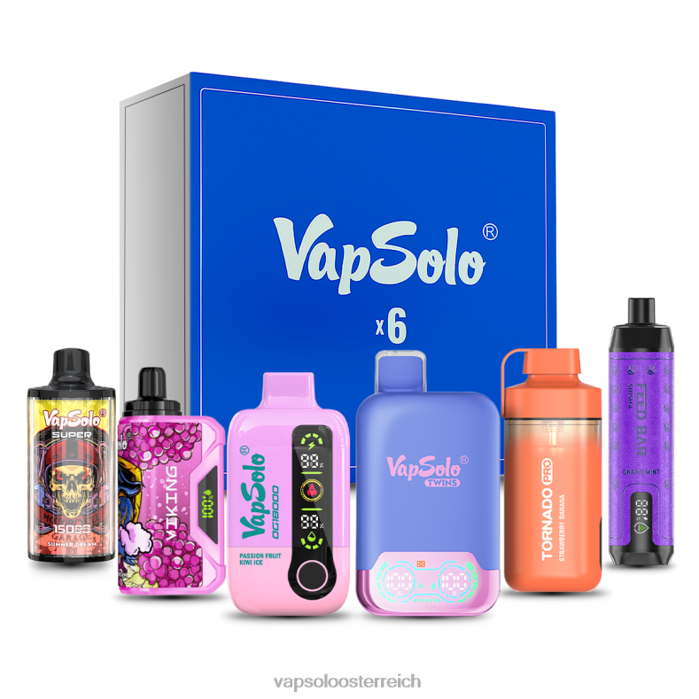 Vapsolo Preis - VapSolo Überraschungsbox-Set zufällige Geschmacksrichtungen 40PL225