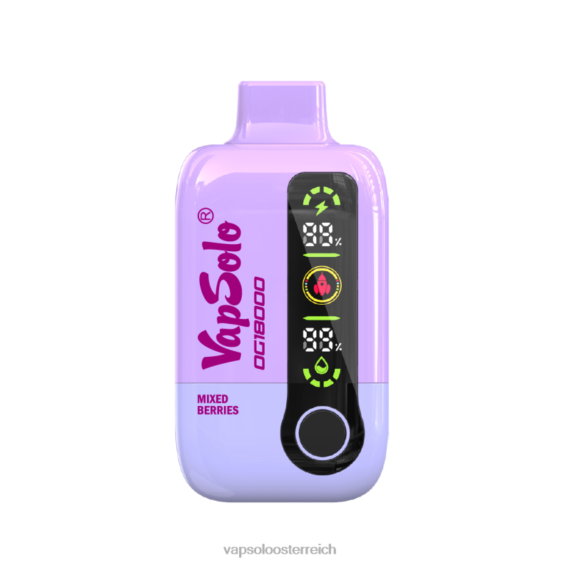 Vapsolo Geschmack - VapSolo DG18000 Einweg-Vapor gemischte Beere 40PL251