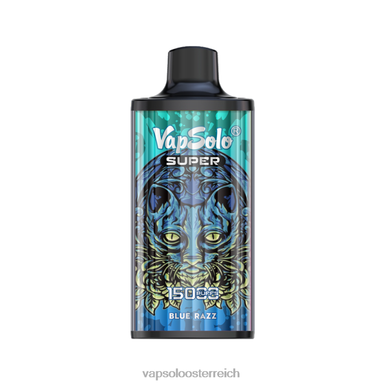 Vapsolo Kaufen - VapSolo SUPER Einweg-Vapor Blauer Razz 40PL214