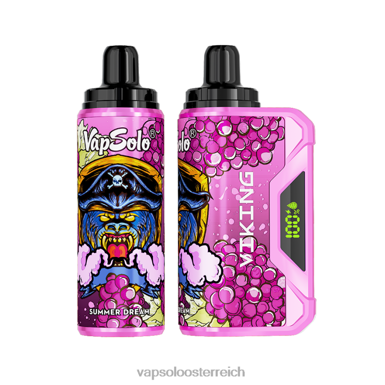 Vapsolo Geschmack - VapSolo VIKING Einweg-Vapor Sommertraum 40PL247