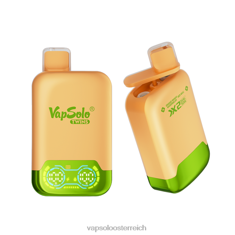 Vapsolo Kaufen - VapSolo TWINS Einweg-Vapor Orangen-Mango-Wassermelone und Red Bull 40PL230