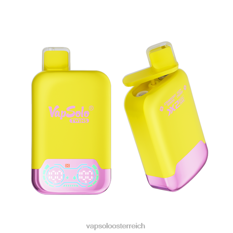 Vapsolo Österreich - VapSolo TWINS Einweg-Vapor Erdbeer-Banane und prickelnde Kirsche 40PL232